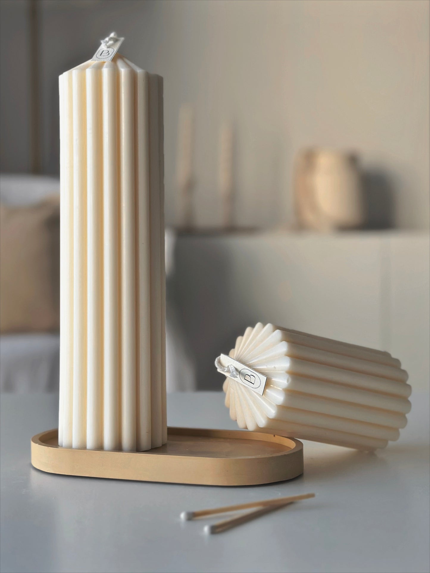Duo Pillar Candles