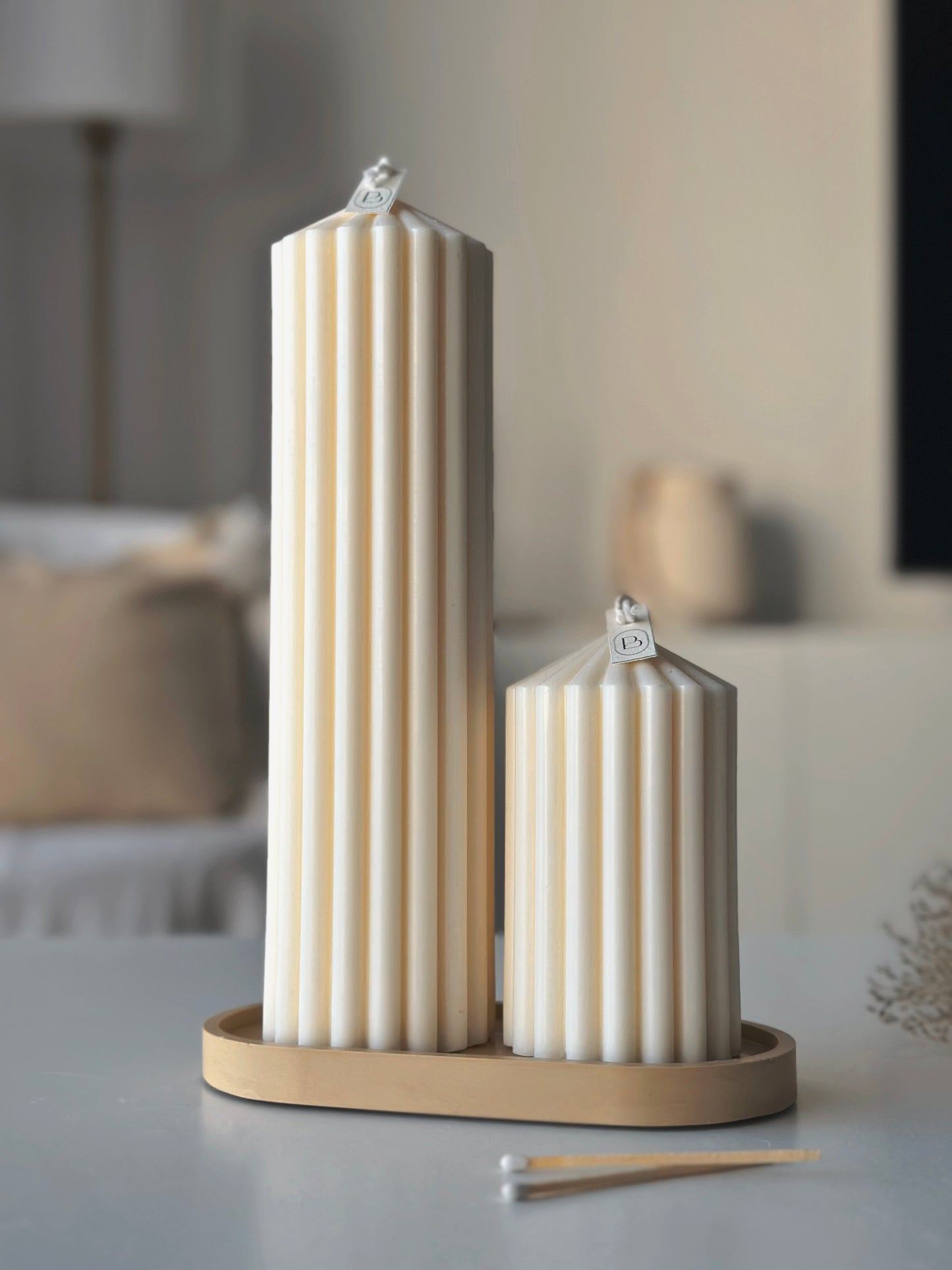 Duo Pillar Candles