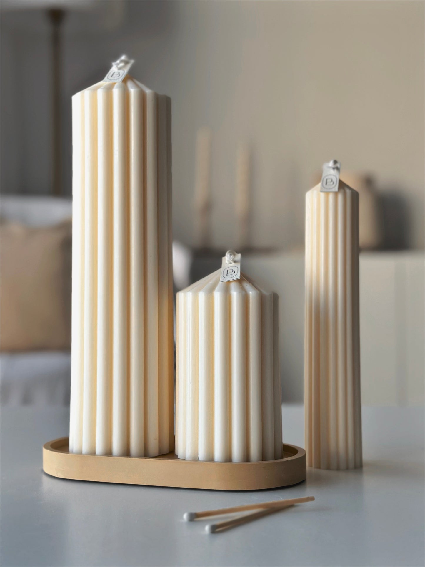 Duo Pillar Candles