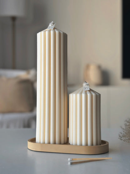 Duo Pillar Candles